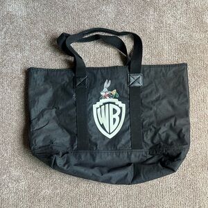 VTG 90’s Warner Bros Bugs Bunny Black Tote Bag